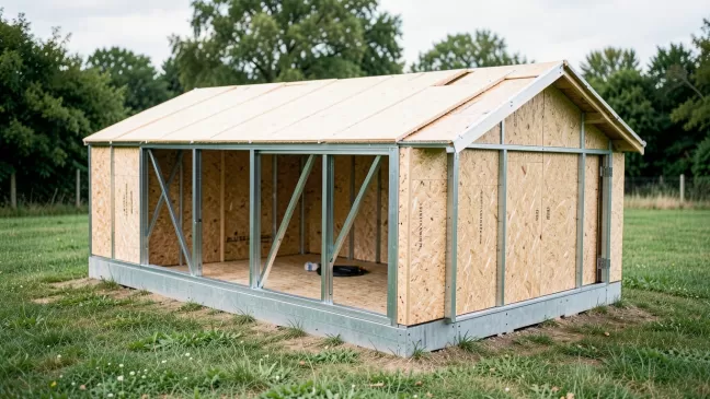 Garaż z płyty warstwowej do samodzielnego montażu