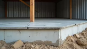 Grubość wylewki pod garaż blaszany