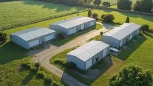 ile garaży blaszanych można postawić na działce