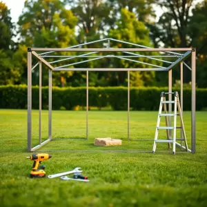 Ile trwa montaż garażu blaszanego