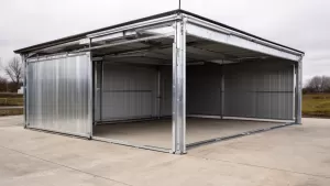 ile waży garaż blaszak 3x5