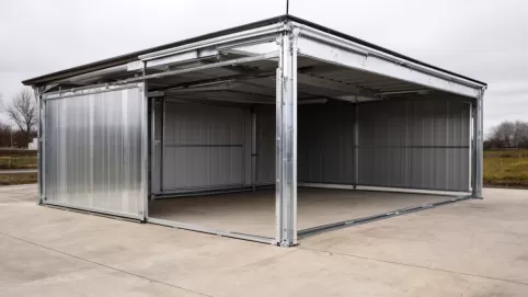 ile waży garaż blaszak 3x5