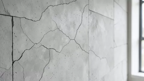 imitacja płyty betonowe na ścianę