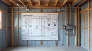 Instalacja elektryczna w garażu blaszanym schemat