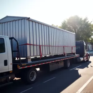 Jak przewieźć garaż blaszany