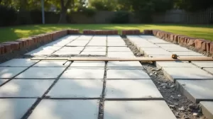 jak układać płyty betonowe na tarasie