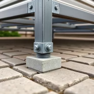 Jak zakotwić garaż blaszany do kostki brukowej