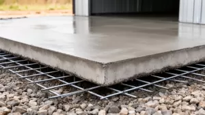 jak zrobić wylewkę pod garaż blaszany