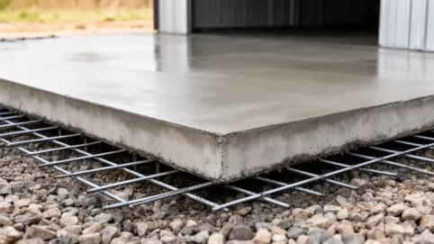 jak zrobić wylewkę pod garaż blaszany