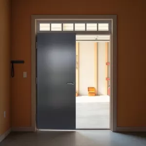 Jakie drzwi z wiatrołapu do garażu