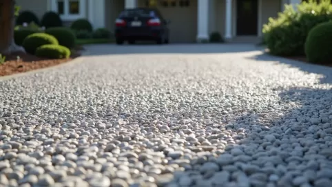 Kamień z żywicą na podjazd