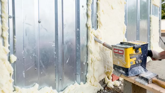 Koszt ocieplenia garażu blaszanego