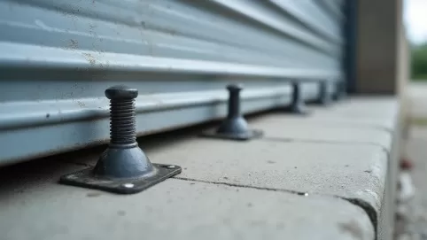 Kotwy do mocowania garażu blaszanego