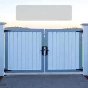 Montaż bramy dwuskrzydłowej z napędem