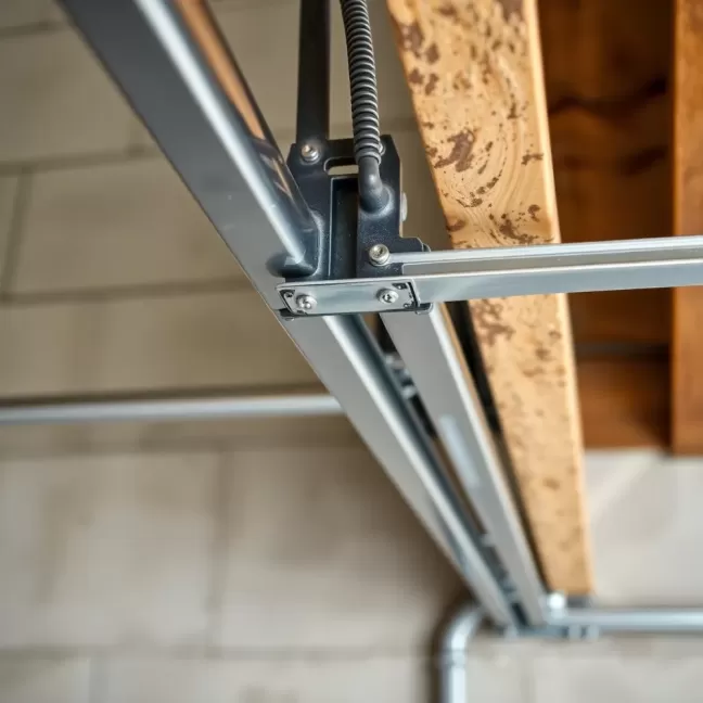 Montaż bramy garażowej przed wylewką