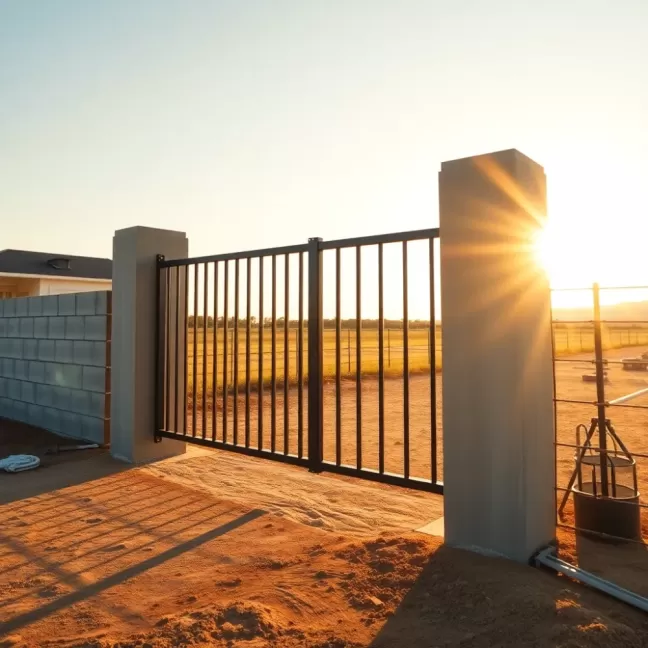 Montaż bramy przesuwnej