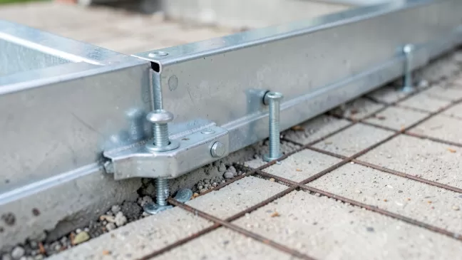 Montaż garażu blaszanego do podłoża