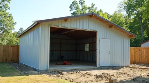 montaż garaży blaszanych