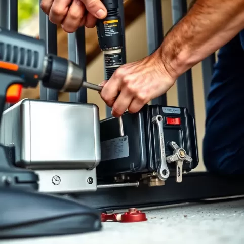 Montaż napędu bramy dwuskrzydłowej cena