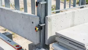 montaż płyt betonowych ogrodzeniowych