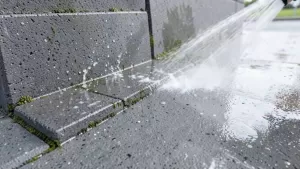 mycie płyt betonowych