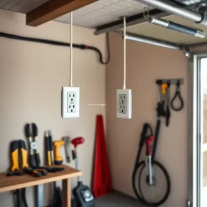 Na jakiej wysokości gniazdka w garażu