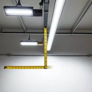 Na jakiej wysokości lampy w garażu