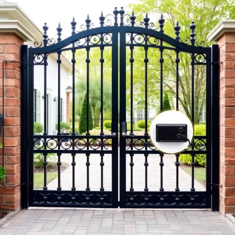 Na jakiej wysokości siłowniki do bramy dwuskrzydłowej