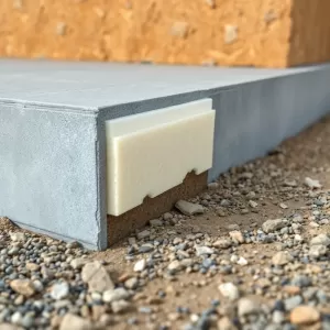 Ocieplenie płyty fundamentowej z boku