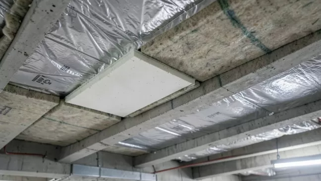 Ocieplenie stropu nad garażem podziemnym