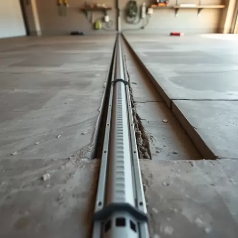 Odpływ liniowy w garażu montaż