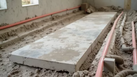 ogrzewana płyta fundamentowa