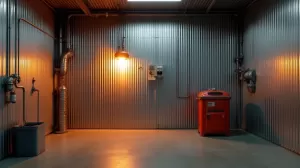 Ogrzewanie garażu blaszanego