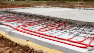 ogrzewanie płyty fundamentowej