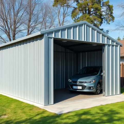 Opis garażu blaszanego