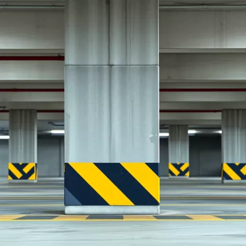 Oznakowanie słupów w garażu przepisy