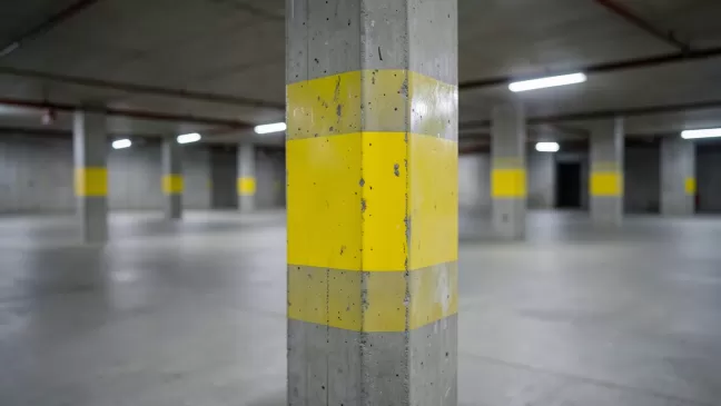 Oznakowanie słupów w garażu przepisy