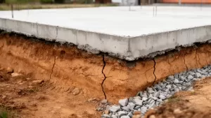 Płyta fundamentowa na glinie plastycznej