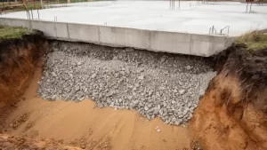 płyta fundamentowa na nasypie