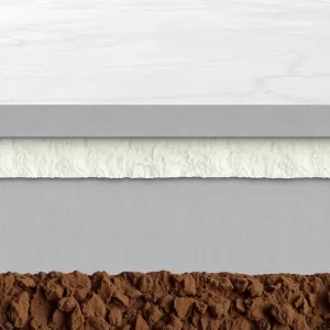 Płytą fundamentowa ocieplona