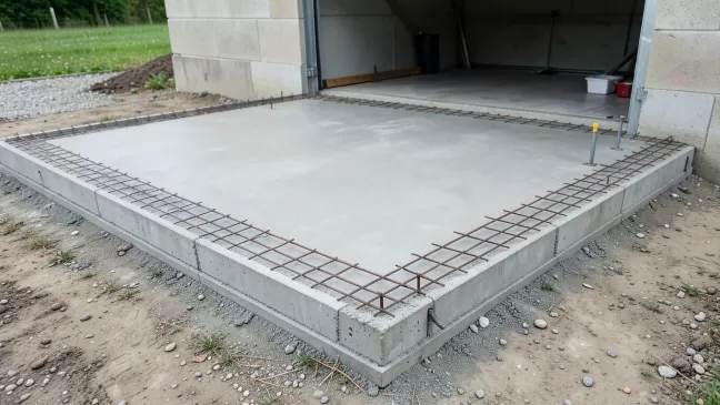 Płyta fundamentowa pod garaż blaszany