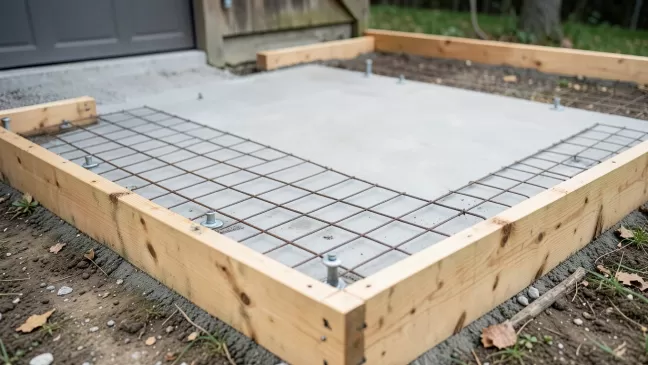 Płyta fundamentowa pod garaż drewniany