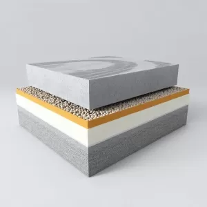 Płyta fundamentowa przekrój