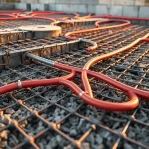 Płyta fundamentowa z ogrzewaniem podłogowym