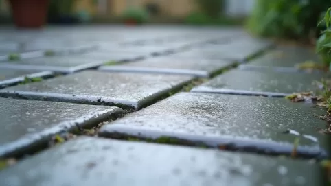 Płytki na tarasie betonowym