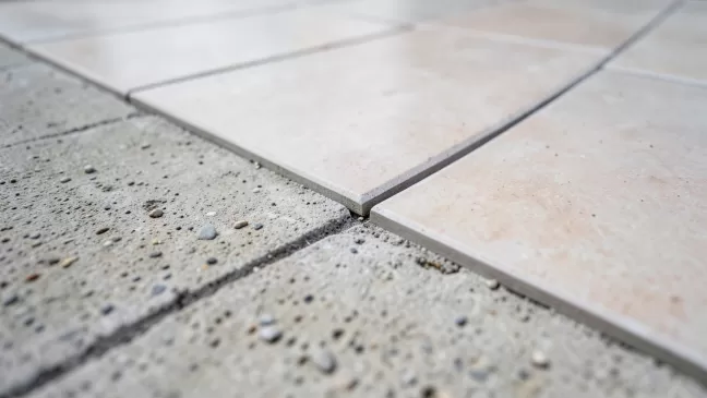 Płytki na tarasie betonowym