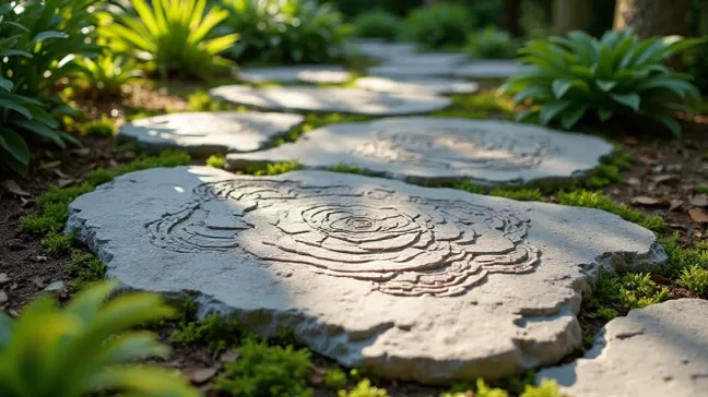 Płyty betonowe dekoracyjne do ogrodu