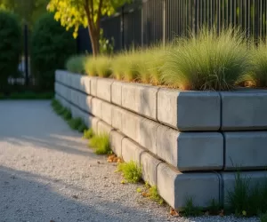 płyty betonowe na ogrodzenie