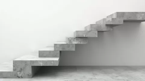 Płyty betonowe na schody lewitujące