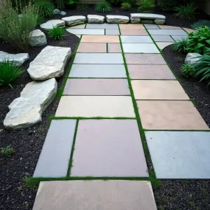 Płyty betonowe w ogrodzie aranżacje